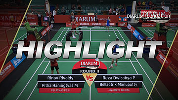 Rinov Rivaldy/Pitha Haningtyas Mentari (Pelatnas PBSI) VS Reza Dwicahya/Bellaetrix Manuputty (Jaya Raya Jakarta)
