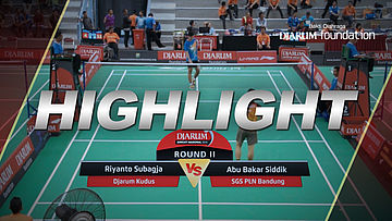 Riyanto Subagja (Djarum Kudus) VS Abu Bakar Siddik (SGS PLN Bandung)