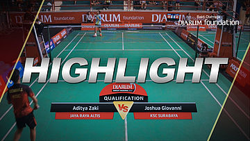 Aditya Zaki (Jaya Raya Altis) VS Joshua Giovanni (KSC Surabaya)