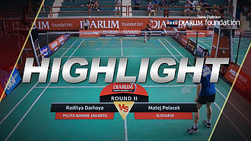 Raditya Darhaya (Pelita Bakrie Jakarta) VS Matej Polacek (Slovakia)