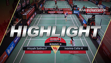 Aisyah Sativa F (Djarum Kudus) VS Ivanna Celia H (Exist Jakarta)