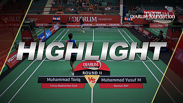 Muhammad Toriq (Trinox Badminton Club) VS Muhammad Yusuf Maulana (Mentari RBT)