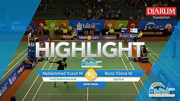 Muhammad Yusuf Maulana (Exist Badminton Club) VS Reza Trisna Wibawa (SGS PLN)
