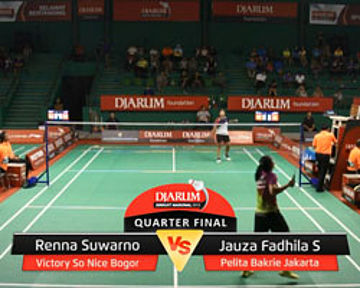 Renna Suwarno (Victory So Nice Bogor) VS Jauza Fadhila (Pelita Bakrie Jakarta)