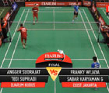 Angger S/Tedi S (Djarum Kudus) VS Franky W/Sabar K (Exist Jakarta)
