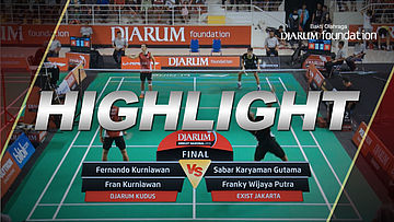 Franky Wijaya Putra/Sabar Karyaman Gutama (Exist Jakarta) VS Fran Kurniawan/Fernando Kurniawan (Djarum Kudus)