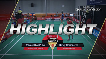 Mikael Dwi Putra (Mandiri Demi Prestasi) VS Ricky Darmawan (Optik Nusa Group)