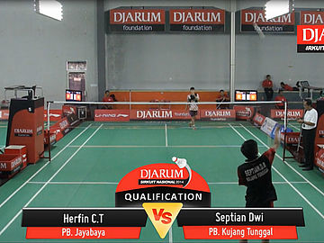 Septian Dwi (PB. Kujang Tunggal) VS Herfin C.T (PB. Jayabaya)