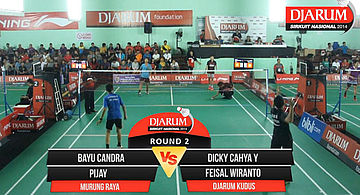 Bayu Candra/Pijay (Murung Raya) VS Dicky Cahya/Feisal Wiranto (Djarum Kudus)
