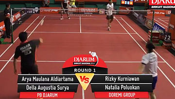 Arya Maulana Aldiartama/Della Augustia Surya (DJARUM KUDUS) VS Rizky Kurniawan/Natalia Poluokan (DOREMI GROUP)