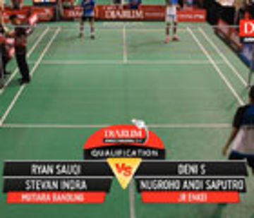 Deni S/Nugroho Andi S (JR Enkei) VS Ryan Sauqi/Stevan Indra (Mutiara Cardinal Bandung)