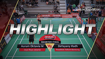 Aurum Oktavia W (Jaya Raya Jakarta) VS Defayany Ifadh (Pusdiklat Telkom Bandung)