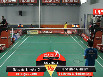 Nathaniel Ernestan S (PB. Tangkas Jakarta) VS M. Shulton Al-Hakim (PB. Mutiara Cardinal Bandung)