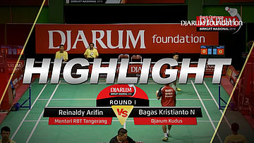 Reinaldy Arifin (Mentari RBT Tangerang) VS Bagas Kristianto N (Djarum Kudus) 