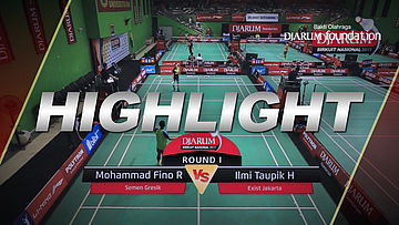 Mohammad Fino R (Semen Gresik) VS Ilmi Taupik Hidayat (Exist Jakarta)
