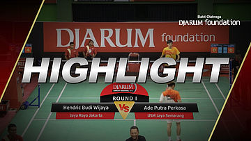  Ade Putra Perkasa (USM Jaya Semarang) VS Hendric Budi Wijaya (Jaya Raya Jakarta)