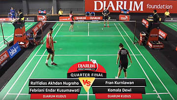 Fran Kurniawan/Komala Dewi (Djarum Kudus) VS Rafiddias A Nugroho/Febriani Endar K (Djarum Kudus)