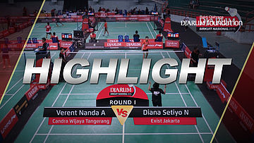 Verent Nanda A (Candra Wijaya Tangerang) VS Diana Setiyo N (Exist Jakarta)