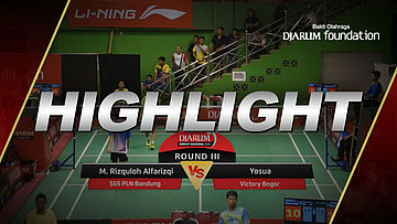 Yosua (Victory Bogor) VS Muhamad Rizquloh Alfarizqi (SGS PLN Bandung)