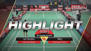 Jul Fandra (Indocafe Medan) VS Riky (Shamrock Medan)