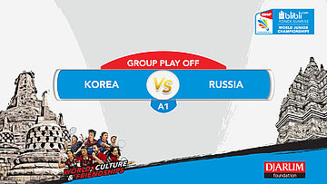 BLIBLI.COM WJC 2017 | GROUP PLAY OFF - A1 | KOREA vs RUSSIA | MS