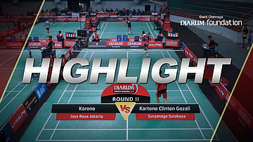 Karono (Jaya Raya Jakarta) VS Kartono Clinton Gozali (Suryanaga Surabaya)