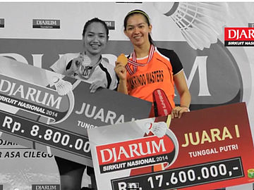 Interview Febby Angguni Juara 1 Tunggal Dewasa Putri Djarum Sirnas Banten Open 2014