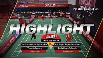 M. Taufiqul Hafizh/Vanadia Pranasa (Djarum Kudus) VS Ade Bagus Sapta Ramadhani/Dinda Haura Salsabila (Exist Jakarta)
