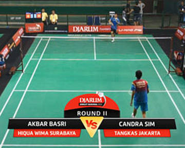 Akbar Basri (Hiqua Wima Surabaya) VS Candra Sim (Tangkas Jakarta)