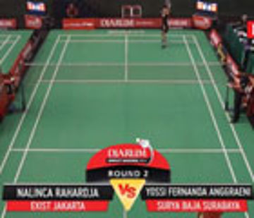 Nalinca Rahardja (Exist Jakarta) VS Yossi Fernanda Anggraeni (Surya Baja Surabaya)