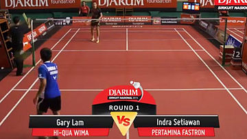 Gary Lam (HI QUA PRIMA) VS Indra Setiawan (PERTAMINA FASTRON)