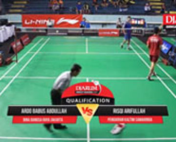 Ardo Babus A (Bina Bangsa Raya Jakarta) VS Risqi Arifullah (Pengairan Kaltim Samarinda)
