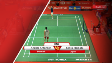 Anders Antonsen (Denmark) VS Kento Momota (Japan)