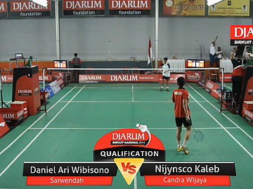 Daniel Ari Wibisono (PB. Sarwendah) VS Nijynsco Kaleb (PB. Candra Wijaya)