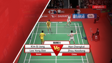 Kim Gi Jung/Lee Yong Dae (Korea) VS Han Chengkai/Zhou Haodong (China)
