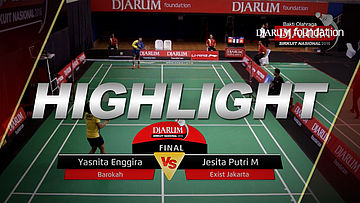 Yasnita Enggira S (Barokah) VS Jesita Putri M (Exist Jakarta) 