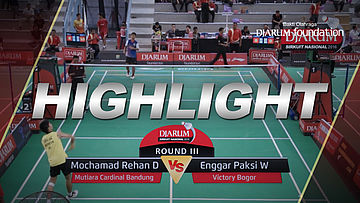 Mochamad Rehan D (Mutiara Cardinal Bandung) VS Enggar Paksi Wijaya (Victory Bogor)