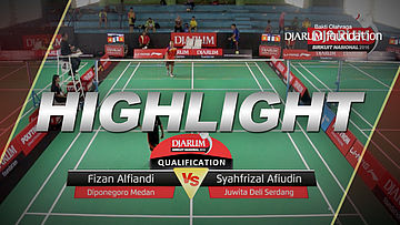 Fizan Alfiandi (Diponegoro Medan) VS Syahfrizal Afiudin (Juwita Deli Serdang) 
