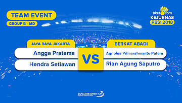 Divisi 1 - Group A | MD | Pratama/Hendra (Jaya Raya Jakarta) VS Agripina/Rian (Berkat Abadi)