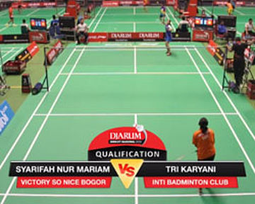 Tri Karyani (INTI BADMINTON CLUB) VS Syarifah Nur Mariam (VICTORY SO NICE BOGOR)