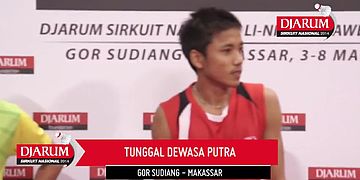 Penyerahan Medali Djarum Sirkuit Nasional Li Ning Sulawesi Open 2014 