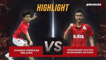 Highlight Match - MUHAMMAD SULTAN NURHABIBU MAYANG vs SYABDA PERKASA BELAWA | R32
