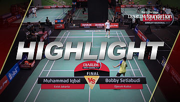 Muhammad Iqbal (Exist Jakarta) VS Bobby Setiabudi (Djarum Kudus)