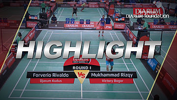 Forverio Rivaldo (Djarum Kudus) VS Mukhammad Rizqy (Victory Bogor)