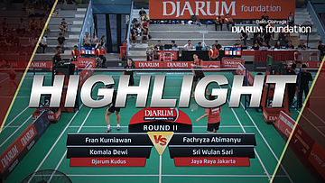 Fran Kurniawan/Komala Dewi (Djarum Kudus) VS Fachryza Abimanyu/Sri Wulan Sari (Jaya Raya Jakarta)