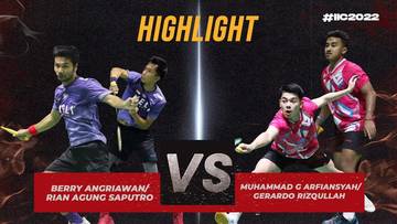 Highlight Match - MUHAMMAD G ARFIANSYAH/GERARDO R HAFIDZ vs BERRY ANGRIAWAN/RIAN A SAPUTRO | R32