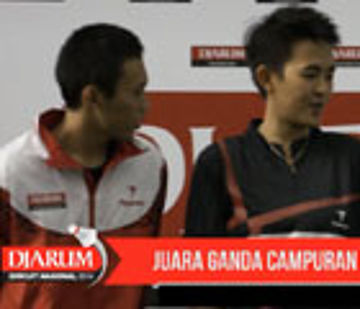 Penyerahan Hadiah Juara Djarum Sirkuit Nasional Jakarta Open 2014