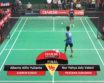 Alberto Alfin Yulianto (Djarum Kudus) VS Nur Yahya Ady Valeni (Pratama Surabaya)