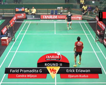 Farid Pramadita Gunawan (Candra Wijaya) VS Erick Eriawan (Djarum Kudus)