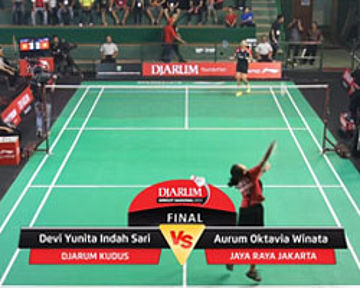 Devi Yunita Indah Sari (Djarum Kudus) VS Aurum Oktavia Winata (Jaya Raya Jakarta)